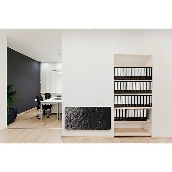ClimaStar Emisor térmico - 2.000 W, Negro, 8 x 100 x 50 cm - Foto ambiente