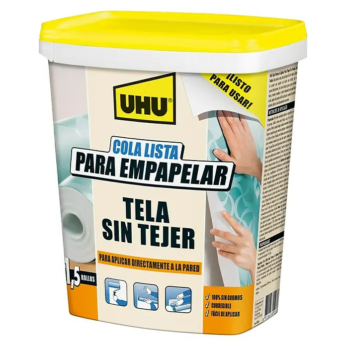 UHU Cola de empapelado Tela sin tejer - 1 kg