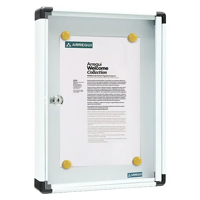 Arregui Panel de pared PAN51 - L x An x Al: 30 x 40 x 5 cm, Aluminio, Blanco
