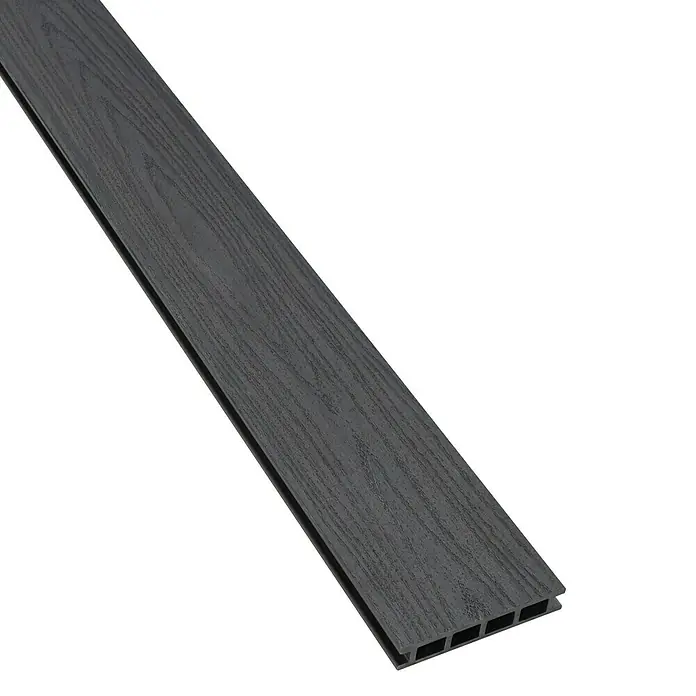 WPC-Terrassendiele Grey - Grau, 300 x 14,6 x 2,6 cm