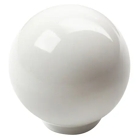 Rei  Set de pomos para muebles bola blanca