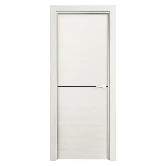 Puerta interior Fresno Eslovenia 100 - 62,5 x 203 cm, Izquierda, Blanco, Macizo
