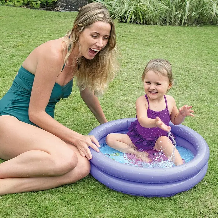 Intex Piscina hinchable infantil 2 aros - Amarillo