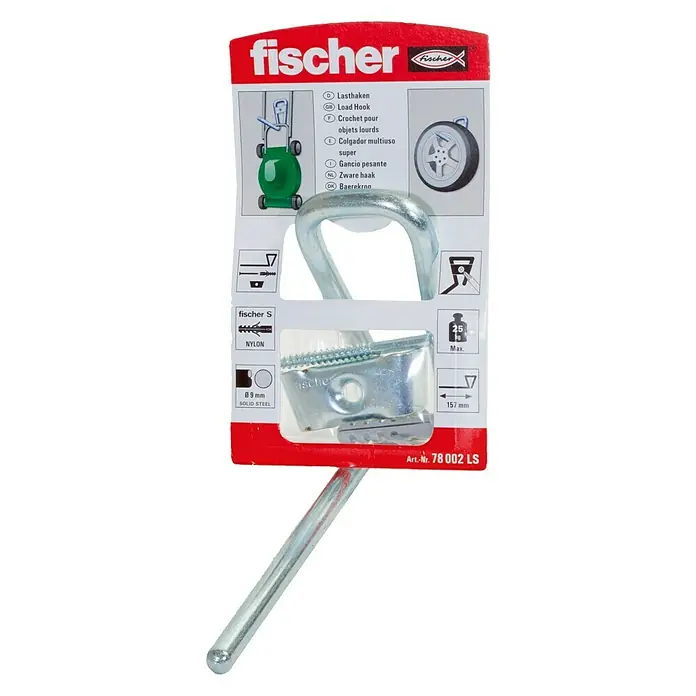 Fischer Universalhaken LS 4 - Länge: 160 mm, 4 Stk., Stahl