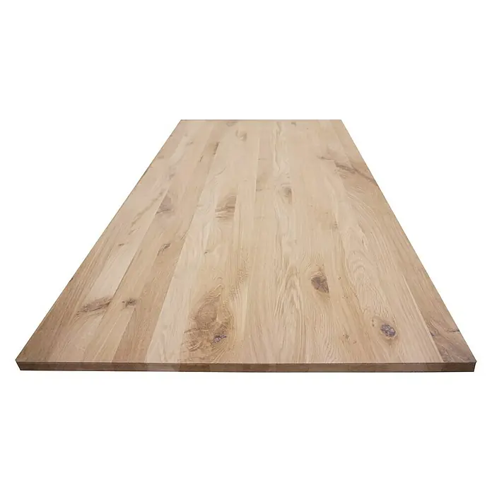 Exclusivholz Tablero de madera laminada - Roble, 800 x 400 x 20 mm - Vista descendente