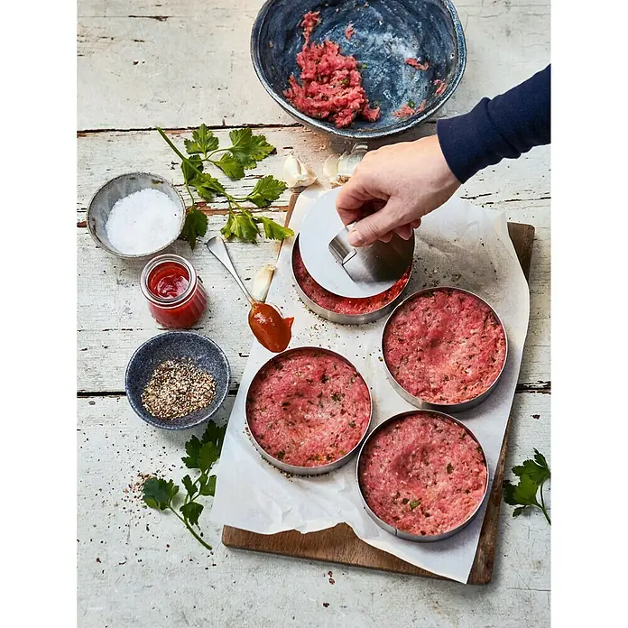Kingstone Hamburgerpers - Zilver