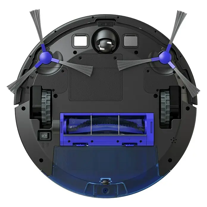 Eufy Saugroboter Robovac R450 - Akkuspannung: 14,4 V, 4 Akkus, Behältervolumen: 0,6 l, Akkulaufzeit: 100 min - Ansicht von unten