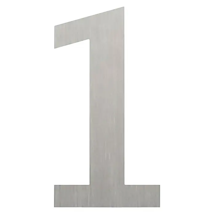 Etiqueta adhesiva troquelada 10 cm - 1, Plástico, Plateado, Autoadhesivo