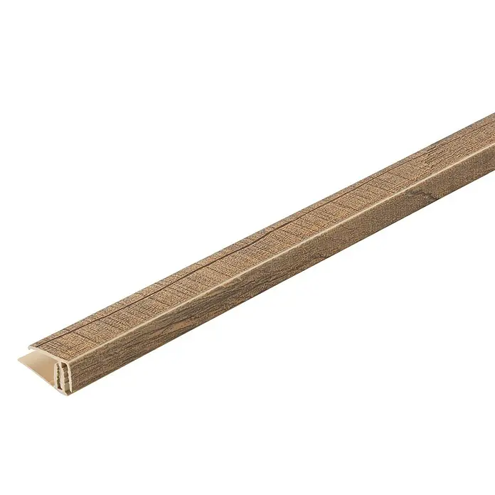 Grosfillex Perfil de cierre en U Megeve - Marrón, 260 x 2 x 1,1 cm