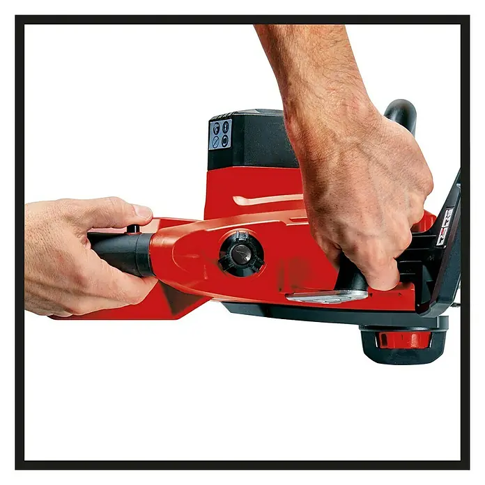 Einhell Power X-Change Akumulatorska lančana pila GE-LC 18 Li Kit - 18 V, Litij-ionska, 3 Ah, 1 baterija, Dužina mača: 25 cm - Detaljan prikaz