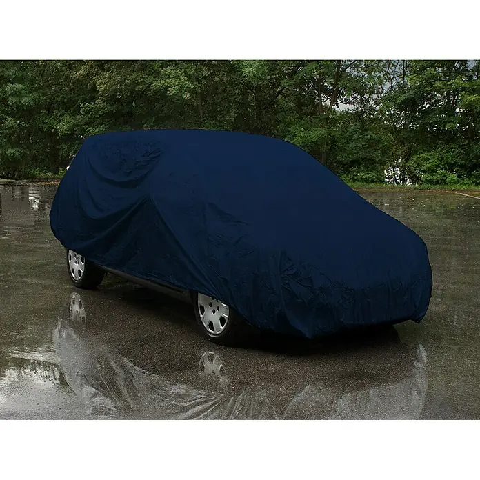 APA Auto-Vollgarage - L x B x H: 530 x 177 x 119 cm, Blau - Linke Seitenansicht