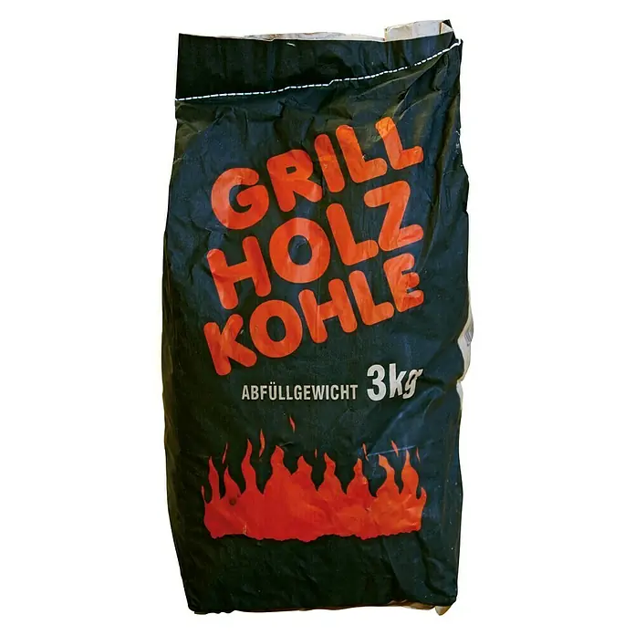 Grill-Holzkohle - 3 kg, Hartholz