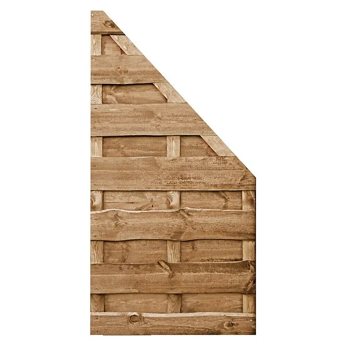 Werth Holz Vrtna drvena ograda Nevada - 90 x 180 x 90 cm, Borovina / smrekovina - Pogled sprijeda