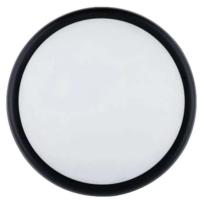 Luceco Aplique exterior LED Mini Circular - 5,5 W, 16 x 7 x 16 cm, Negro, Blanco, IP54