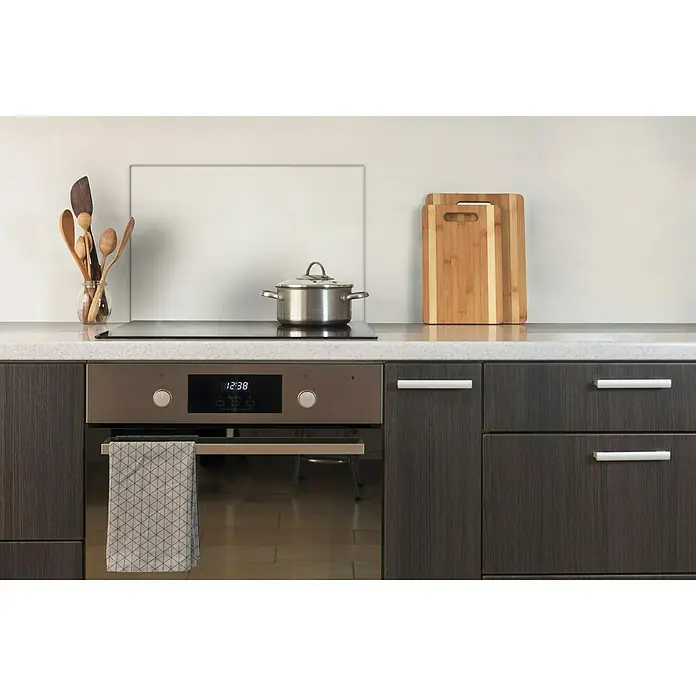 CUCINE Küchenrückwand - Clear, 60 x 40 cm, Stärke: 6 mm, Einscheibensicherheitsglas (ESG) - Vorderansicht
