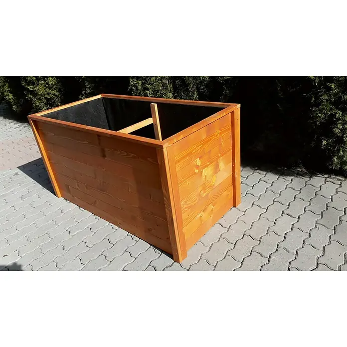 Hochbeet - L x B x H: 150 x 75 x 75 cm, Fichte, Lasiert