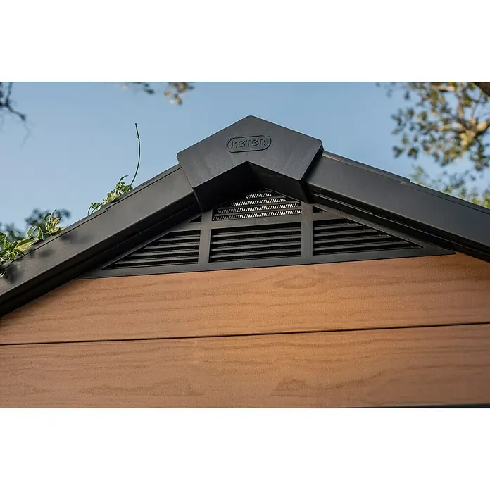 Keter Caseta para jardín Newton 757 - 228 cm, 223,5 cm, Plástico - Primer plano