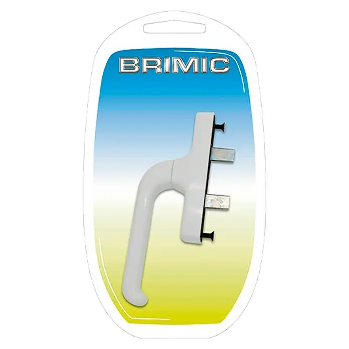 Micel Brimic Manilla para ventana 6816 - Largo: 17,5 cm, Negro, Aluminio