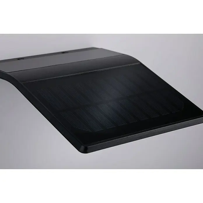 Paulmann LED-Solar-Außenwandleuchte Yoko - Bewegungsmelder, 1,2 W, Anthrazit, L x B x H: 16 x 19 x 5,7 cm - Stimmungsaufnahme