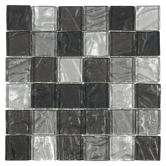 Baldosa de mosaico Andes - 30 x 30 cm, Negro