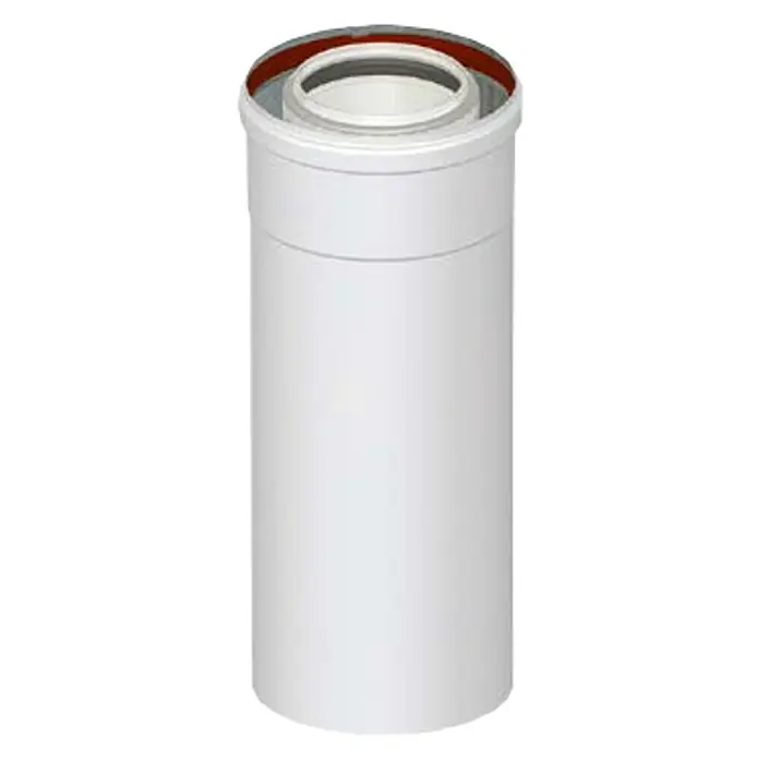 Tubo coaxial M/H Condensación - Diámetro: 60.100 mm, Largo: 20 cm