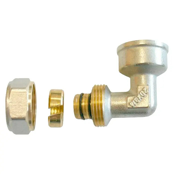 Isoltubex Codo roscado de compresión H - 16 mm, ¾″
