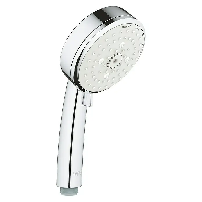 Grohe Handbrause Tempesta Cosmopolitan 100 - Anzahl Funktionen: 4 Stk., 9,5 l/min bei 3 bar, Chrom - Vorderansicht