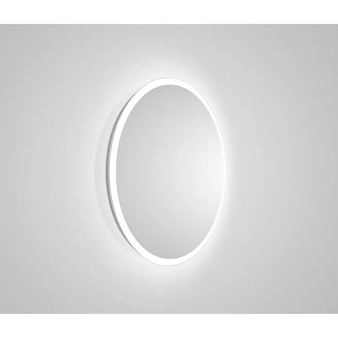 DSK LED-Lichtspiegel Silver Space - Durchmesser: 60 cm - Linke Seitenansicht