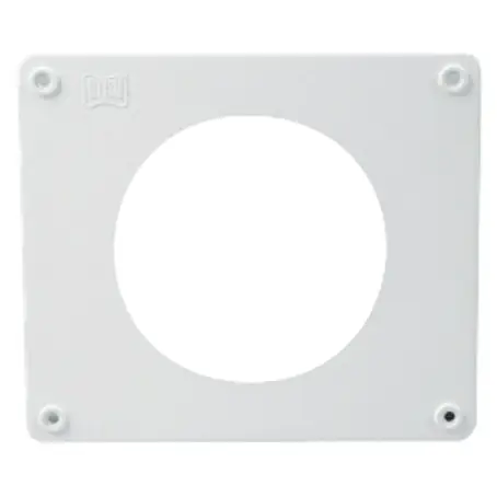 Placa final pared redondo Tubpla