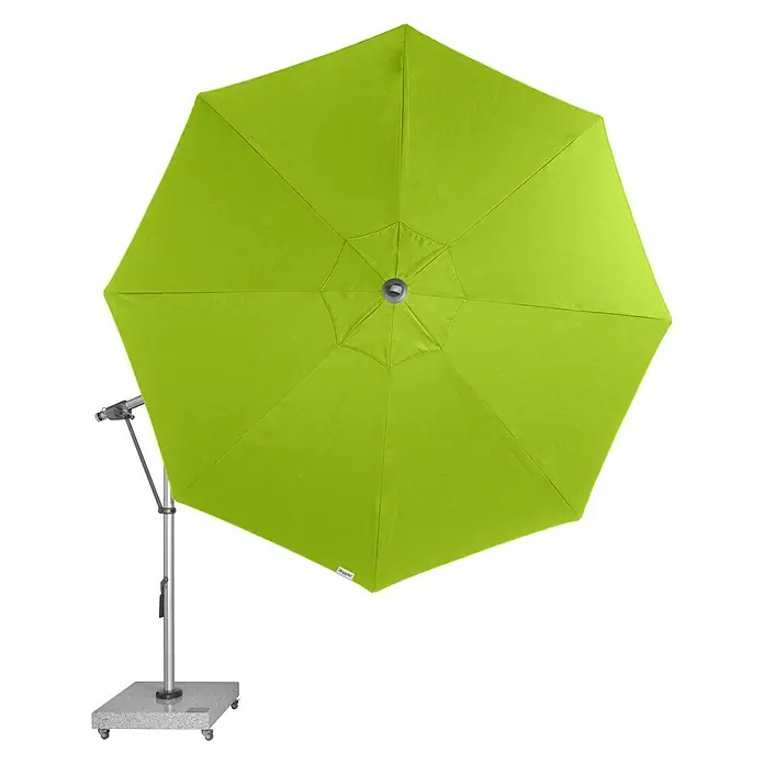 Doppler Expert Pendelschirm - Smaragd, 350 cm - Vorderansicht