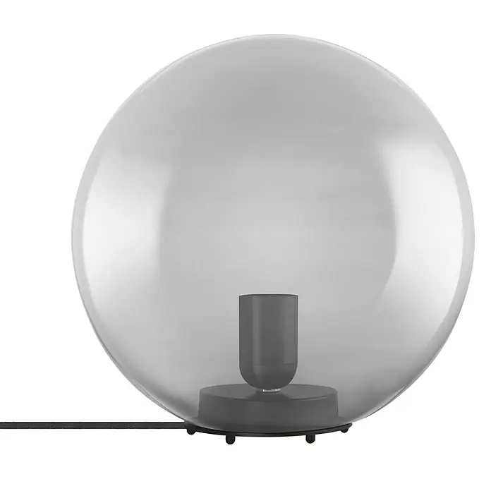 Ledvance Deko-Tischleuchte BUBBLE - L x B x H: 25 x 25 x 245 cm, Grau, E27 - Vorderansicht