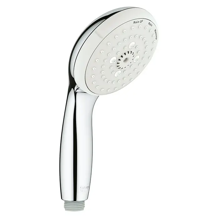 Grohe Handbrause Tempesta 100 - Anzahl Funktionen: 3 Stk., Durchmesser: 10 cm, Chrom - Vorderansicht