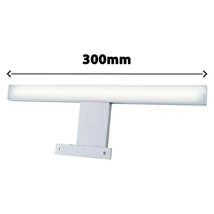 Briloner Aplique LED para espejo - 5 W, Cromo, L x An x Al: 30 x 10,3 x 3,6 cm