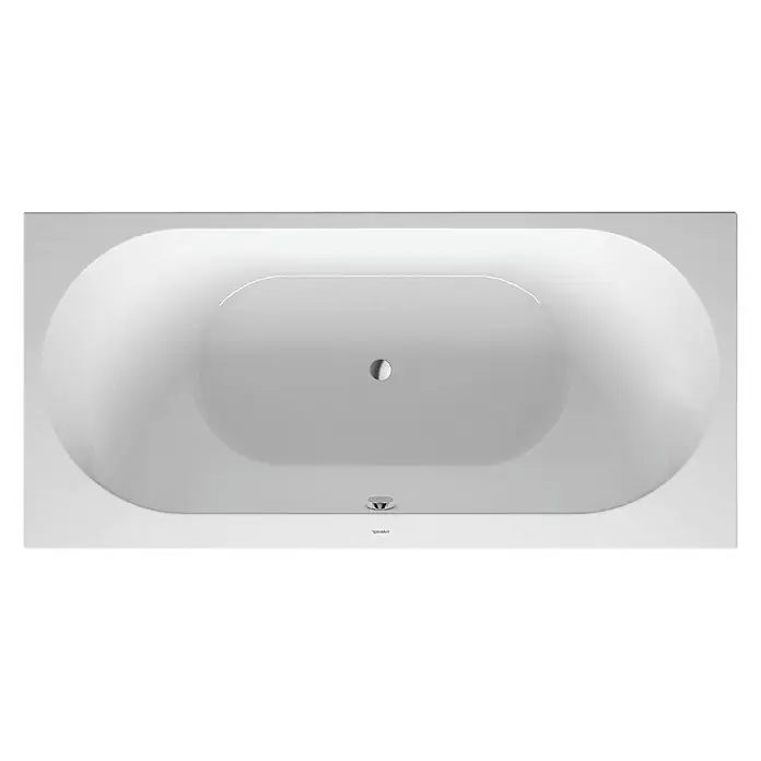 Duravit Darling New Badewanne - 190 x 90 cm, Sanitäracryl, Weiß - Vorderansicht