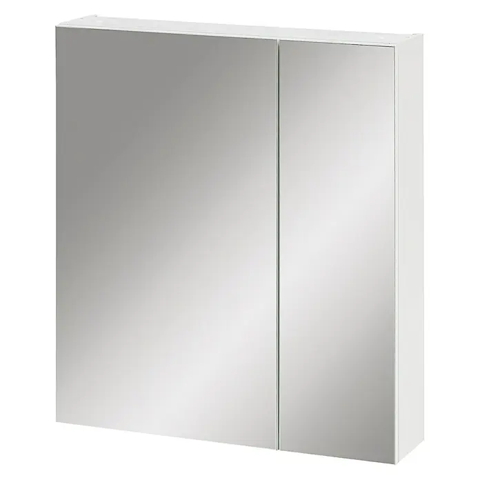 Schildmeyer Lorenz Spiegelschrank - B x H: 60 x 70,7 cm, Ohne Beleuchtung, Spanplatte, Weiß - Rechte Seitenansicht