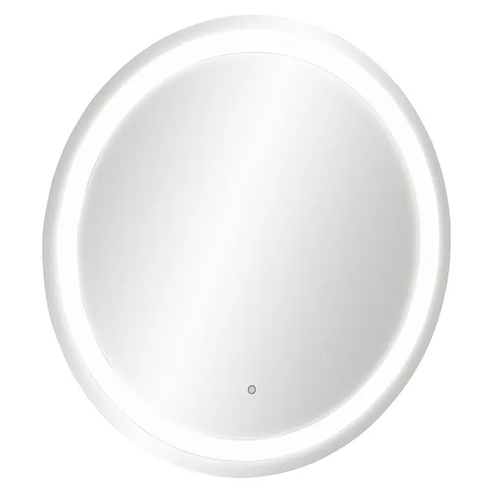 Camargue LED-Lichtspiegel Round - Durchmesser: 80 cm, Berührungssensor - Linke Seitenansicht