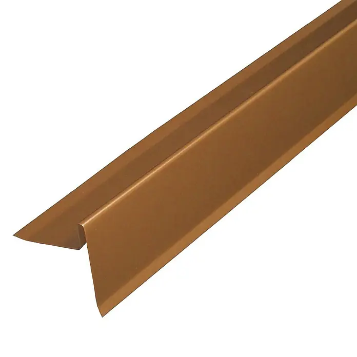Sarei Windleiste - Zuschnittbreite: 168 mm, 2.000 x 60 x 83 mm, Aluminium, Braun