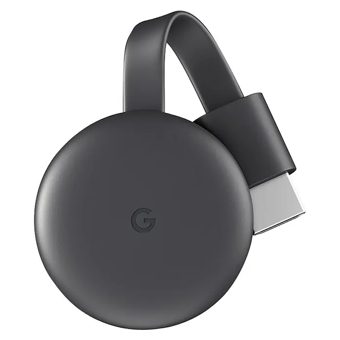 Google Streaming-Stick Video Chromecast 3 - HDMI, 1.080 Pixel (Full HD), 2,4 GHz - Vorderansicht