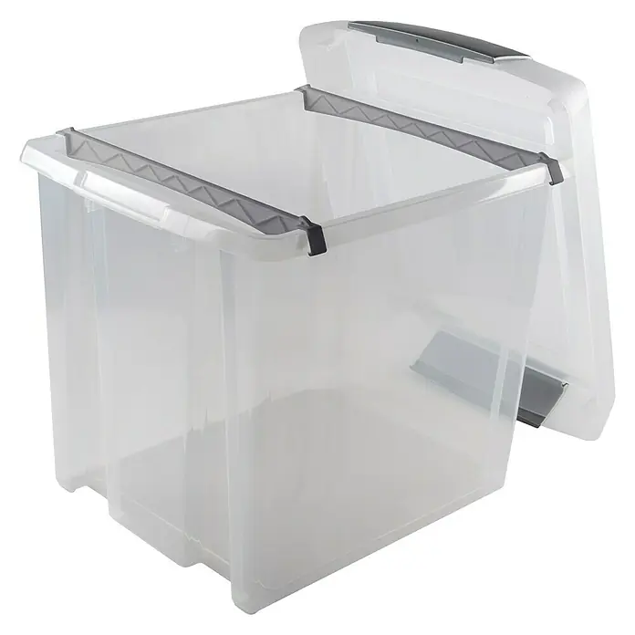 Sunware Hängeaufbewahrung Nesta - L x B x H: 47,5 x 37 x 40,5 cm, 50 l, Transparent - Linke Seitenansicht