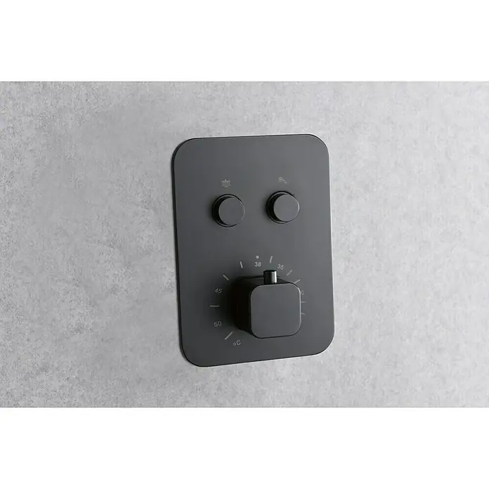 Imex Conjunto de ducha empotrado Madeira - Negro