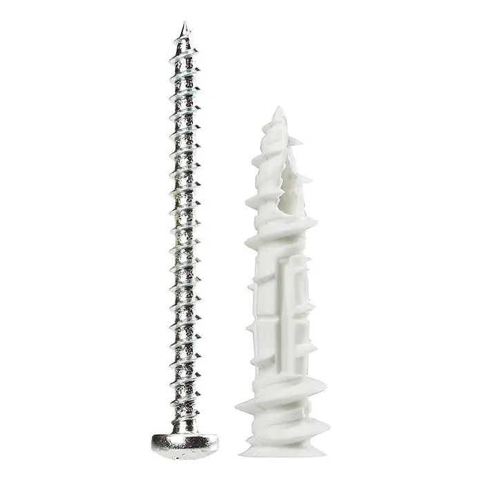 Cobra Gipskartondübel Wallgripper - Durchmesser: 4 mm, 2 Stk., Selbstschneidendes Gewinde, Inklusive Schrauben/Haken: Mit Schrauben