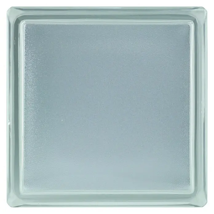Fuchs Design Bloque de vidrio Riva - Claro, 19 x 19 x 8 cm - Vista frontal