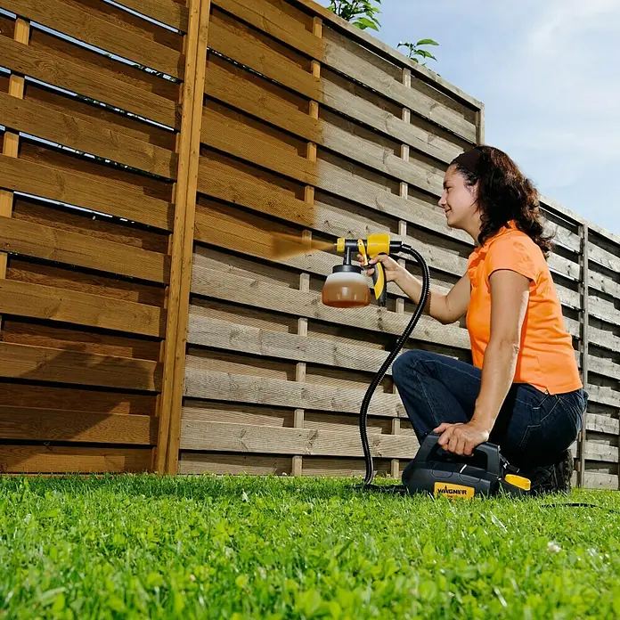 Wagner Sprühaufsatz Wood & Metal EXTRA Large - Passend für: Wagner Spraysysteme mit Click & Paint-Technologie, Wagner Farbsprühsystem Universal Sprayer/Wall Sprayer/Wood & Metal Sprayer, Geeignet für: Dünnflüssige lösemittel- & wasserbasierte Materialien - Vorderansicht