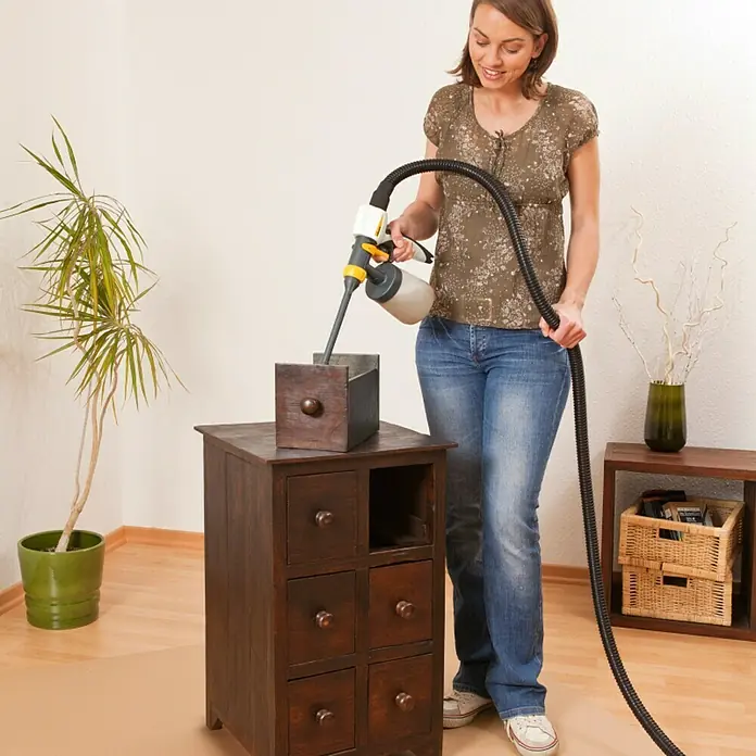 Wagner Nastavak za prskanje Wood & Metal EXTRA Corner - Namijenjeno za: Sustave raspršivanja Wagner s tehnologijom Click & Paint, Wagner sustav za prskanje boje Universal Sprayer / Wall Sprayer / Wood & Metal Sprayer, Prikladno za: Otapala i materijale na bazi vode niske viskoznosti, Produžetak za mlaznicu od 22 cm - Pogled sprijeda