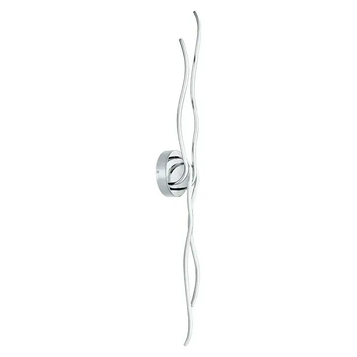 Eglo LED-Wand- & Deckenleuchte Roncade - 40 W, L x B x H: 116 x 18 x 7,5 cm, Chrom, Warmweiß - Vorderansicht