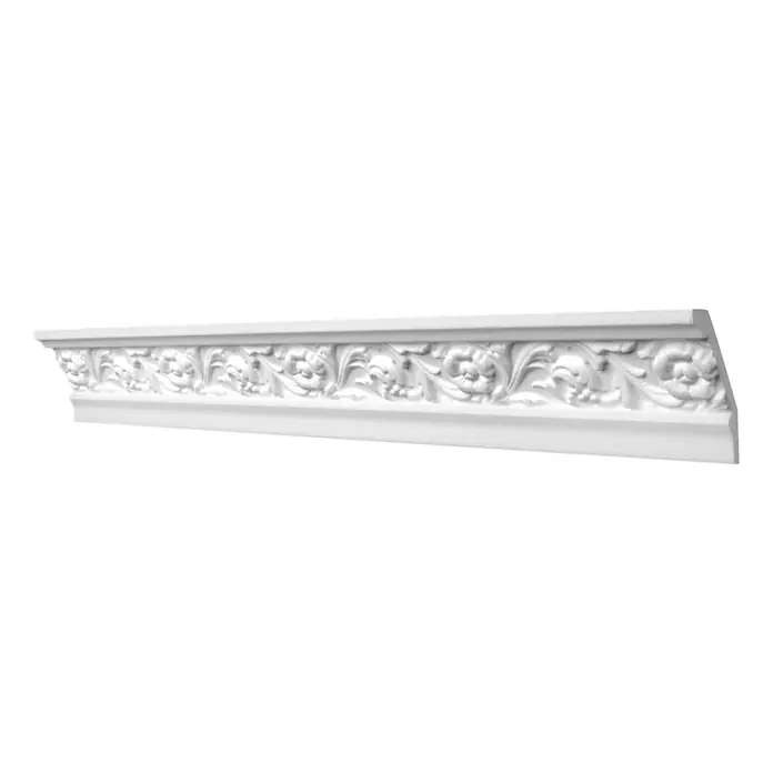 Decosa Ukrasna lajsna od stiropora Gracia - 2 m x 9 cm x 1,5 cm, Ekspandirani polistirol (EPS)