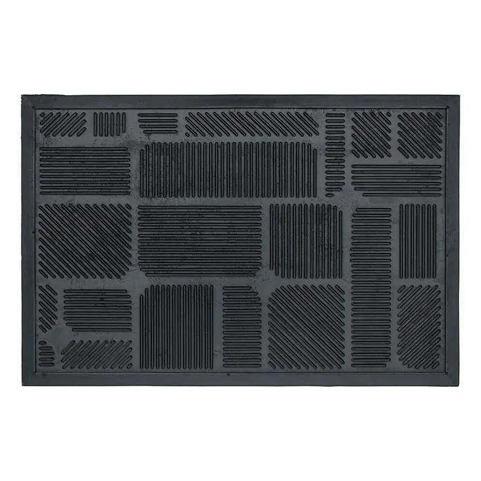 Astra Gummimatte Structure - Schwarz, 45 x 75 cm - Ansicht von oben