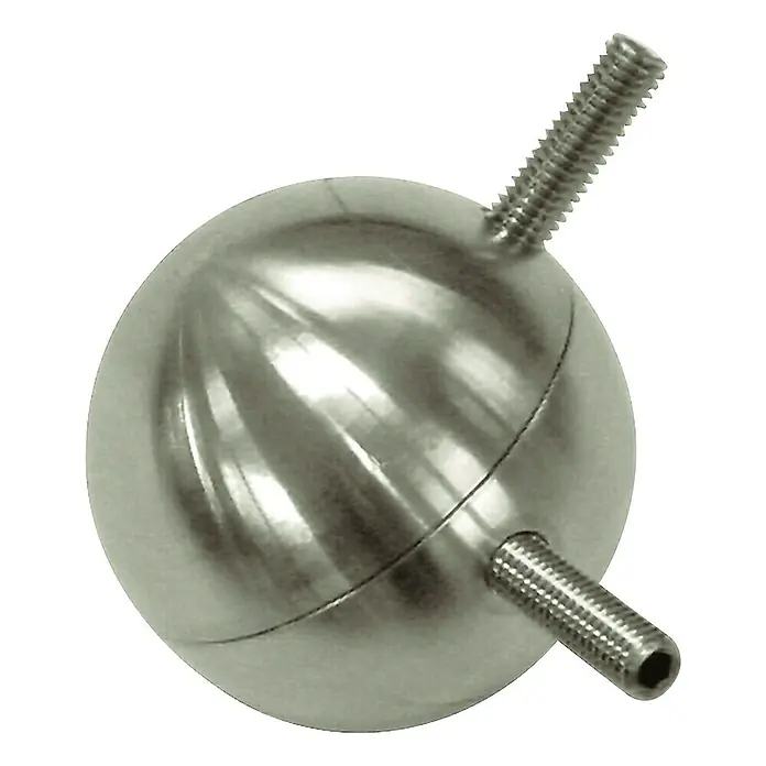 Treba Frewa UniTec Kugel E4 - Edelstahl V2A, Durchmesser: 60 mm, Mit Gewindeanschluss M8 - Rechte Seitenansicht