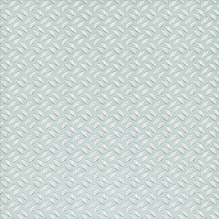 Kantoflex Gerstenkornblech - 500 x 250 mm, Stärke: 1,5 mm, Aluminium, Blank - Linke Seitenansicht