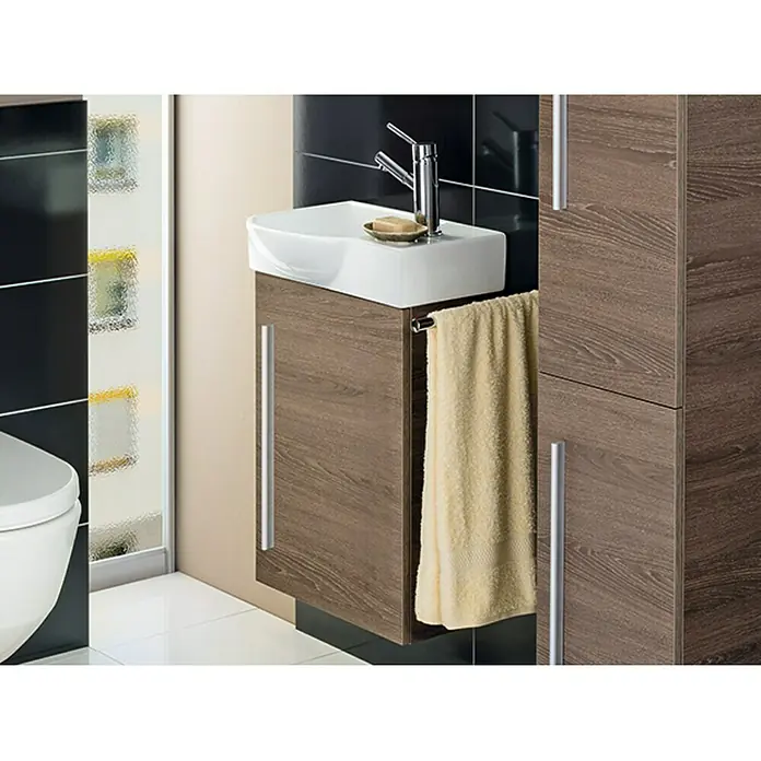 Camargue Stella K welcome Waschtischunterschrank - 44 x 24,3 x 60 cm, Eiche Maron, Matt